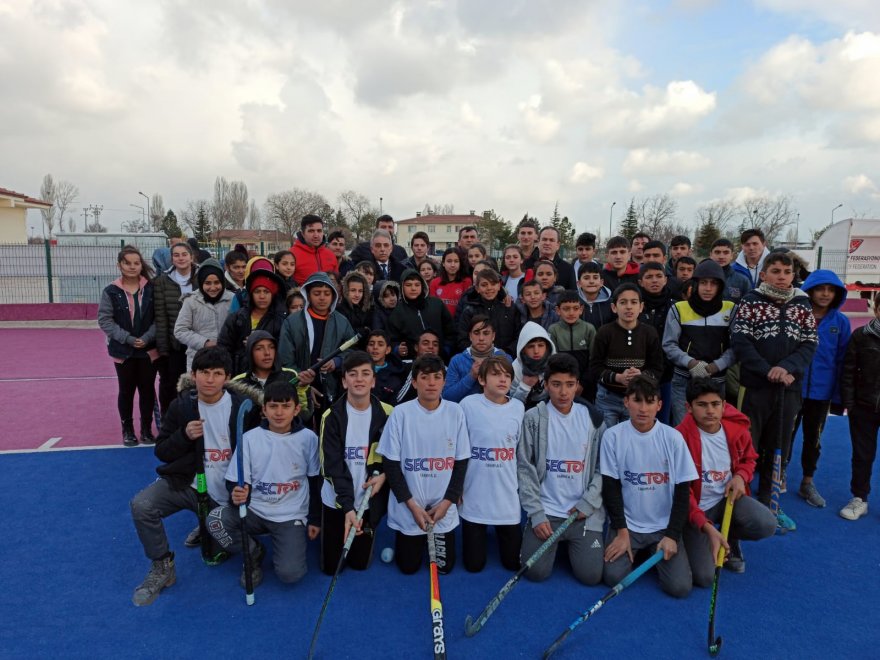 Our Governor Cüneyit Orhan Toprak is with our Hockey Team